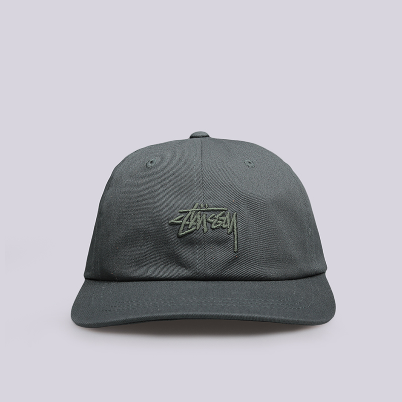  зеленая кепка Stussy Tonal Stock Low Cap 131676-green - цена, описание, фото 1